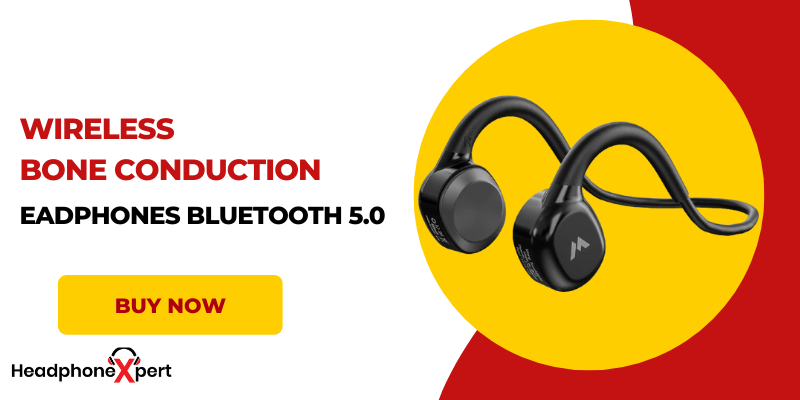 Wireless Bone Conduction Headphones Bluetooth 5.0