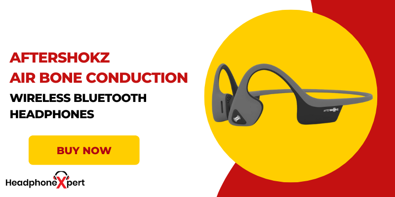 AfterShokz Air Bone Conduction Wireless Bluetooth Headphones