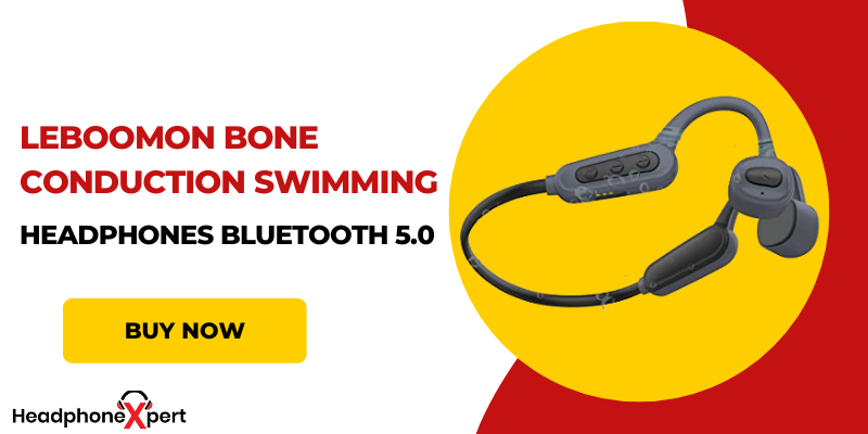 LeBoomon Bone Conduction Swimming Headphones Bluetooth 5.0